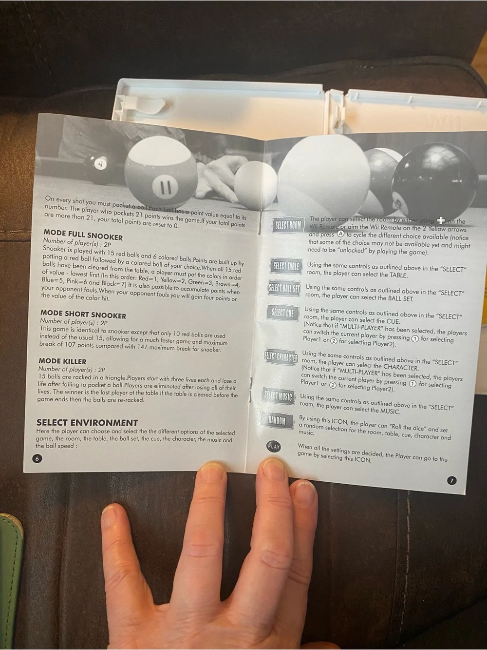 SouthPeak Pool Party Nintendo Wii Sports Billiards E NTSC-U/C Multiplayer Manual